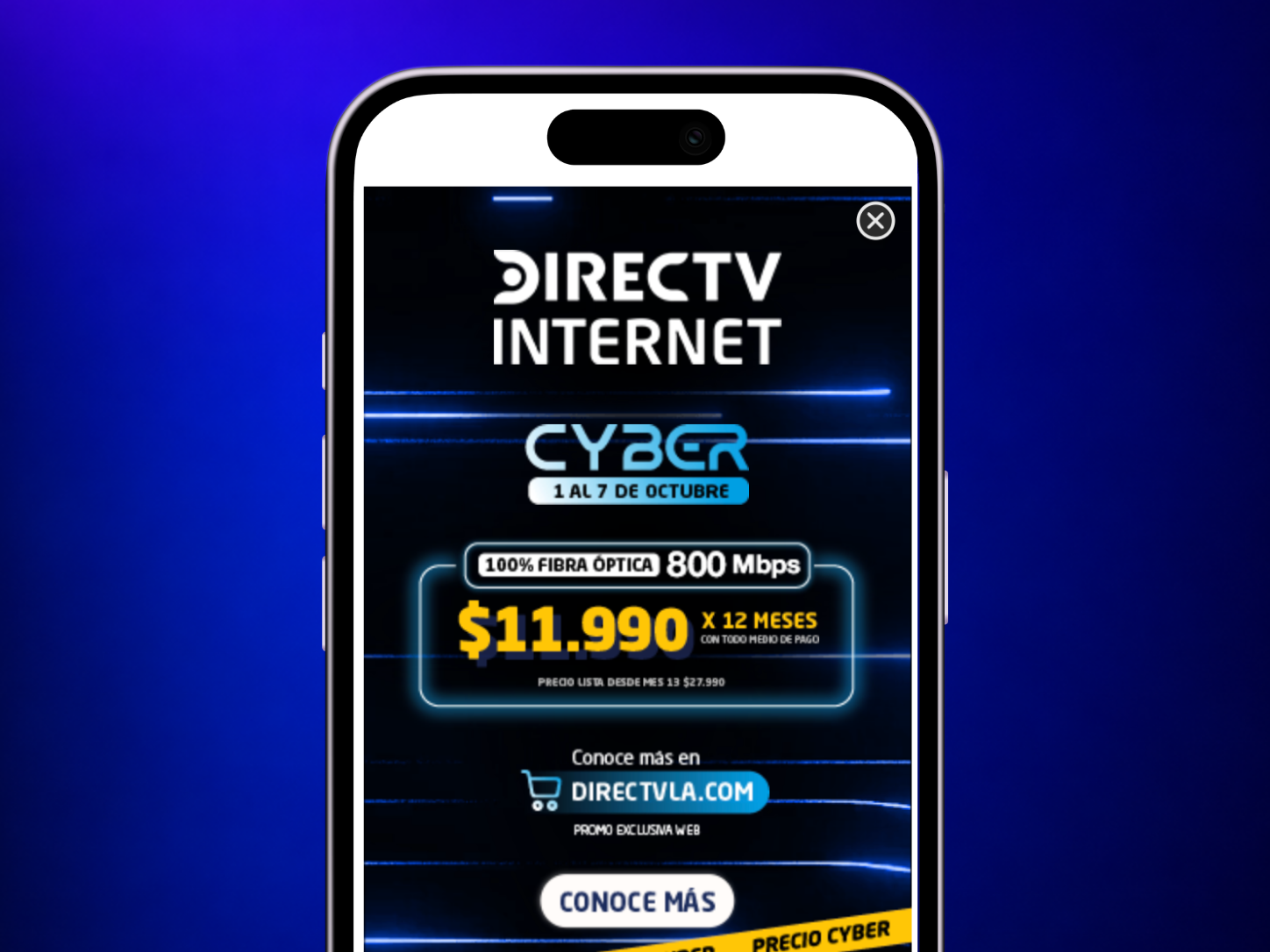 DirectTV Retención | Chile | Touch | Oct26
